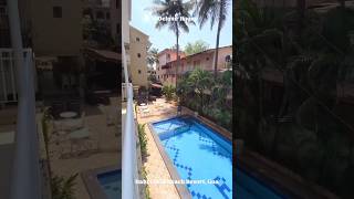 Best Budget Hotel in Calangute Baga Goa calangutebeach calangutebeachgoa goa hotelvlog [upl. by Nnovahs]