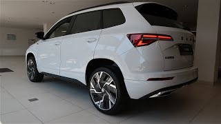 New SKODA Karoq 2022 Sportline 15 TSI 150HP Startup amp Exhaust sound by Supergimm [upl. by Sarchet179]