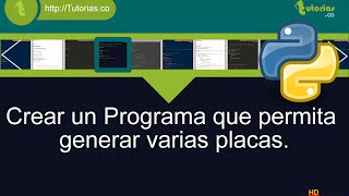 funciones – python funcion generar placa [upl. by Ibbor553]