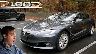 Tesla Model S P100D Review  Autopilot Road Trip [upl. by Malamut863]