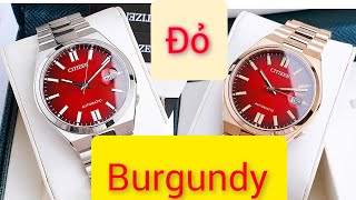 Tiết Kiệm quá Review đồng hồ Citizen Tsuyosa đỏ Burgundy [upl. by Gabe]