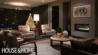 Interior Design  A Luxurious Condo With Dark amp Cozy Christmas Decor [upl. by Aitnahs211]