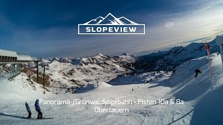 PanoramaGrünwaldkopfbahn  Pisten 10a amp 8a Obertauern [upl. by Nylirac]