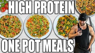 3 Easy One Pot Vegan Meals  Quick amp High Protein [upl. by Annauqaj520]