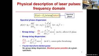 The Lecture on 2023 Nobel Prize in Physics By Dr Wang quotFrom Femtosecond to Attosecond Physicsquot [upl. by Ambrogino]