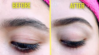 How to Shape Eyebrow without Threading or Waxing Shape your Eyebrows Very Easy [upl. by Dyann]