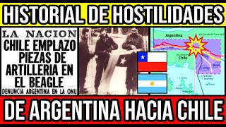 Historial de Hostilidades de Argentina Hacía Chile y Otros 🇨🇱 Chile Valparaiso ViñaDelMar CL [upl. by Ecirbaf]