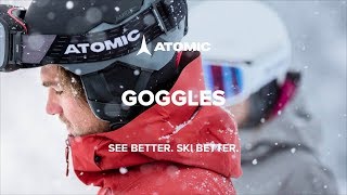 For all weather conditions – Atomic ski goggles [upl. by Annovaj]