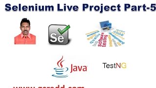 Selenium Live Project Part5 [upl. by Dualc]