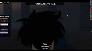 Arise Above All Solo Leveling Roblox Introduction WIP [upl. by Htenay533]