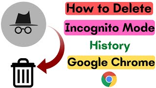 How to Delete Incognito History on Google Chrome  PC amp Laptop [upl. by Solomon]