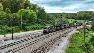 Norfolk Southern 279 heads North through Oakdale Tn on 1012024 [upl. by Htide]