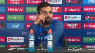 Virat Kohli pre ICC champions trophy Semi Final  India vs Bangladesh Press Conference 2017 [upl. by Assenat]