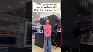 I don’t believe it 😱‼️ shorts prank arianagrande voice public omg works mall wow nice [upl. by Simmonds]