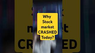 WHY stock market crash today shorts stockmarket [upl. by Lyrehc]