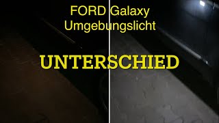 Ford Spiegel Umgebungslicht auf LEDGalaxy WA6 [upl. by Anaek]