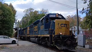 CSAO WPCA20 Northbound Through Lumberton Ave In HainesportNJ With CSXT 62206129 10142024 [upl. by Gnuy]