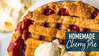 Homemade Cherry Pie [upl. by Schechter]