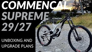 Commencal Supreme 2927 Highpivot Downhiller Killer Unboxing [upl. by Hilten]