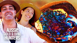 Opal Whisperers Hit the Motherload of Opals  Outback Opal Hunters [upl. by Anerec]