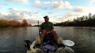 Bassyaks Jackson Big Tuna Kayak Trolling Motor Demo I [upl. by Ojoj]