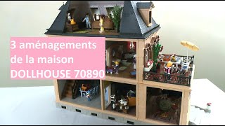 3 aménagements de la maison Belle époque Playmobil 70890 [upl. by Chance]