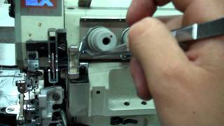 Threading Guide for 5 Thread Overlock Part 45  ABC Sewing Machine [upl. by Aicenod]