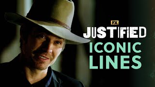 Iconic Justified Lines We Just Can’t Forget  FX [upl. by Claresta764]