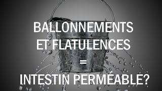 Ballonnements et flatulences  intestin perméable [upl. by Lednic761]