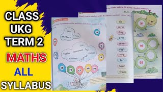 Ukg Class Maths Syllabus  Ukg Class Term 2 Maths All Syllabus  Maths  Maths Syllabus  Syllabus [upl. by Annawt]