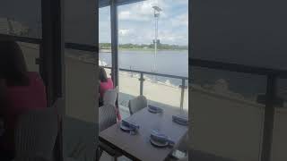 Disney Springs Summerhouse on the lake for lunch quotCant fish all the timequot Tight lines [upl. by Brandtr]