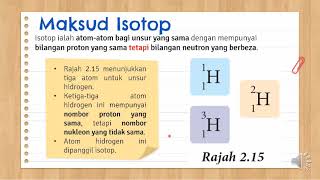 KSSM KIMIA TINGKATAN 4  BAB 24 ISOTOP DAN PENGGUNAANNYA [upl. by Macdermot]