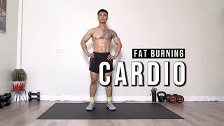 25 Minutes FAT BURNING CARDIO Workout  No Equipment No Repeat [upl. by Sainana]