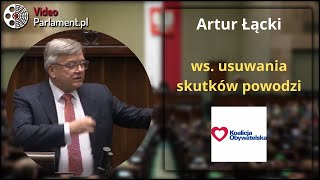 Artur Łącki  ws usuwania skutków powodzi [upl. by Attikram74]