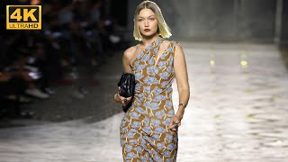 Versace  SpringSummer 2025  Milan Fashion Week  4K [upl. by Arodoeht]