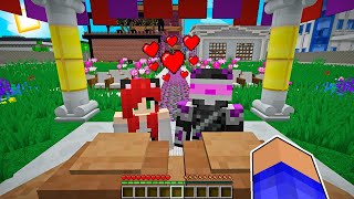 MIS AMIGOS SE CASAN EN MINECRAFT TROLL 👰💍 [upl. by Ynaffat]