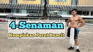 4 Senaman Kempiskan Perut Buncit [upl. by Rahman]