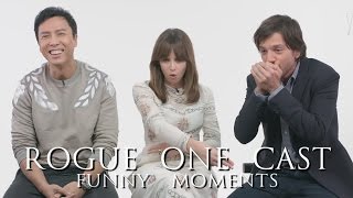 quotRogue One A Star Wars Storyquot Cast Funny Moments  Episode I Part 1 [upl. by Crutcher]