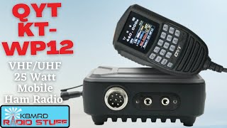 QYT KTWP12 25 Watt Mobile VHFUHF Ham Radio Review [upl. by Johiah563]