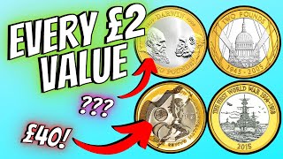 What is EVERY £2 Coin REALLY Worth UK Circulation [upl. by Howenstein]