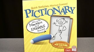 Pictionary Word Game Review  Mattel Toys amp Games [upl. by Paxon]