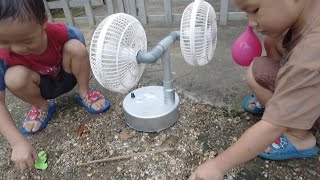 Father Turns Old PVC Pipes into Multifunctional Fans – Unique Creativity [upl. by Enicar]