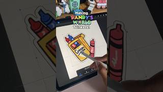 Making Scraps Trinket 🖍️✂️Dandysworld scrap trinket diycrafts cardboardcrafts papercraft [upl. by Alrich82]