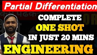 Partial Differentiation One Shot 😍  Engineering MathematicsPradeep Giri Sir [upl. by Enilaf]