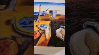 The Persistence of Memory  Tried Salvador Dalís Painting shortvideo painting shorts artcanvas [upl. by Eirrak]