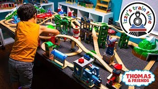 Thomas and Friends  New Thomas Train Wooden Railway Table with Brio Fun Toy Trains for Kids [upl. by Annamaria]