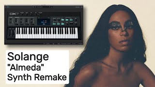 Solange  Almeda Instrumental Synth Remake [upl. by Ttelrats]