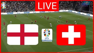 🔴ENGLAND vs SWITZERLAND QUARTERFINAL I UEFA EURO 2024 I LIVE FOOTBALL MATCH TODAY [upl. by Lamrert108]