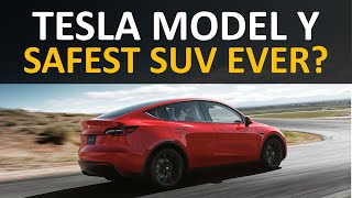 Is the Tesla Model Y the Safest SUV Ever  Estimated Crash Test Results Comparison [upl. by Silverstein]