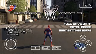 SpiderMan 3 Best Settings 60Fps  PPSSPP Gameplay [upl. by Macdonell]